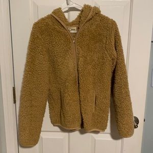 Zip up Sherpa jacket in Medium